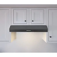 30 inch Breeze II Black Stainless Under-Cabinet Hood