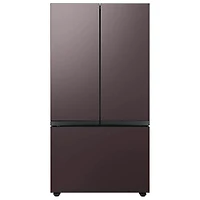 Bespoke 3-Door French Door Refrigerator Panel - Top Panel - Tuscan Steel