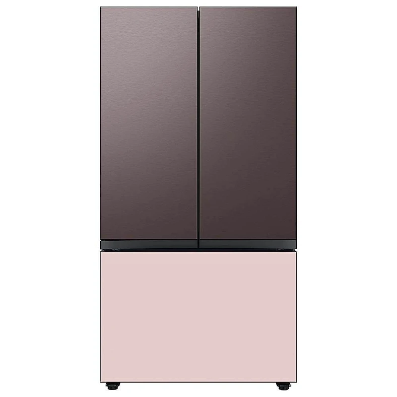 Bespoke 3-Door French Door Refrigerator Panel - Top Panel - Tuscan Steel