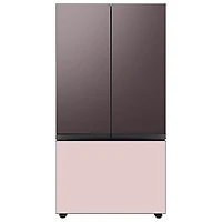 Bespoke 3-Door French Door Refrigerator Panel - Top Panel - Tuscan Steel