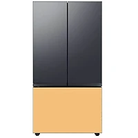 Bespoke 3-Door French Door Refrigerator Panel - Bottom Panel - Sunrise Yellow Glass - OPEN BOX