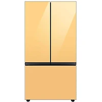 Bespoke 3-Door French Door Refrigerator Panel - Bottom Panel - Sunrise Yellow Glass - OPEN BOX