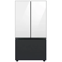 Bespoke 3-Door French Door Refrigerator Panel - Bottom Panel - Matte Black Steel