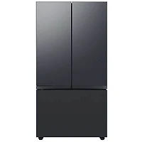 Bespoke 3-Door French Door Refrigerator Panel - Bottom Panel - Matte Black Steel