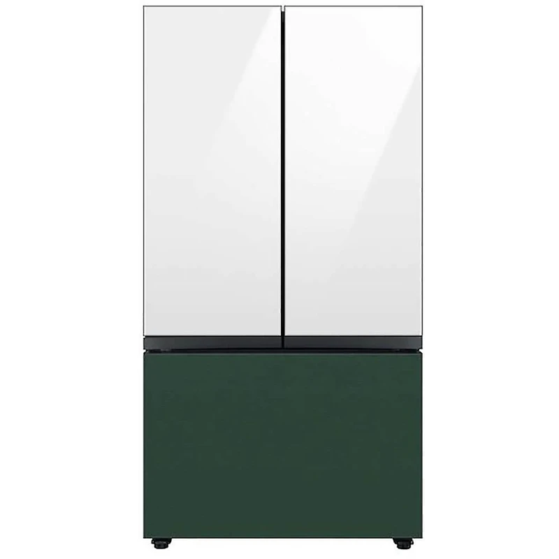 Bespoke 3-Door French Door Refrigerator Panel - Bottom Panel - Emerald Green Steel