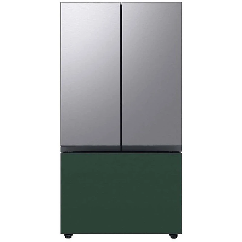 Bespoke 3-Door French Door Refrigerator Panel - Bottom Panel - Emerald Green Steel