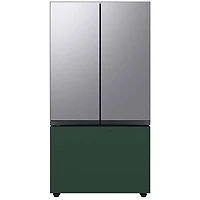 Bespoke 3-Door French Door Refrigerator Panel - Bottom Panel - Emerald Green Steel