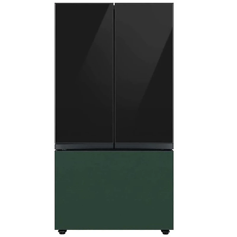 Bespoke 3-Door French Door Refrigerator Panel - Bottom Panel - Emerald Green Steel