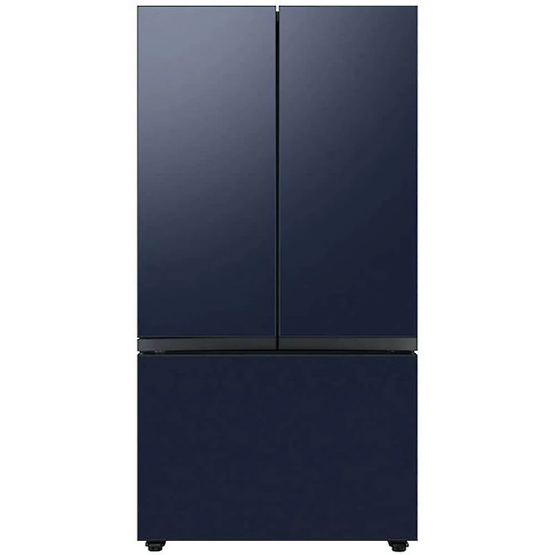 Bespoke 3-Door French Door Refrigerator Panel - Bottom Panel - Navy Steel - OPEN BOX