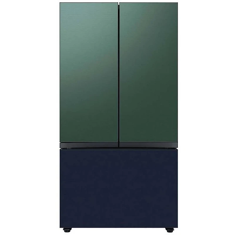 Bespoke 3-Door French Door Refrigerator Panel - Bottom Panel - Navy Steel - OPEN BOX