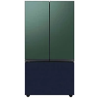 Bespoke 3-Door French Door Refrigerator Panel - Bottom Panel - Navy Steel - OPEN BOX