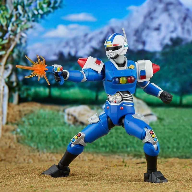 Power Rangers Lightning Collection Turbo Blue Senturion 6.6 inch Action Figure