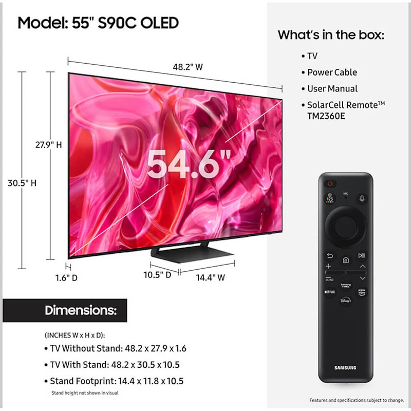 inch Class OLED S90C 4K Smart TV