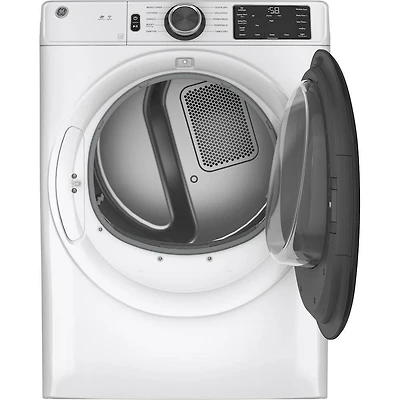 7.8 Cu. Ft. White Front Load Smart Electric Dryer