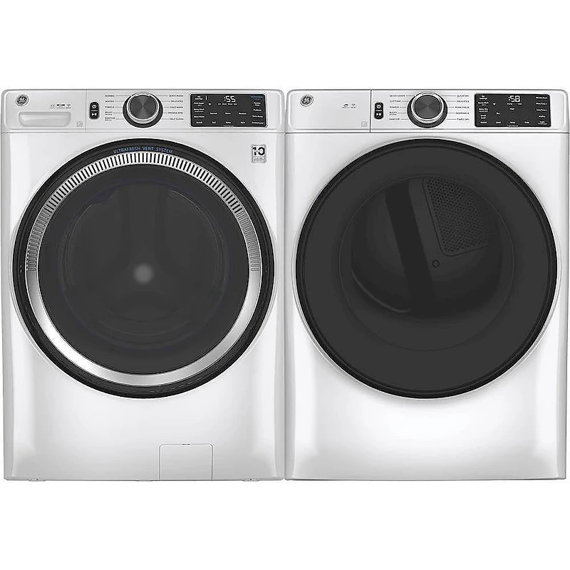 7.8 Cu. Ft. White Front Load Smart Electric Dryer