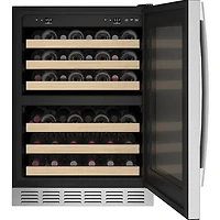 44 Bottle Stainless Steel Dual Zone Wine Center