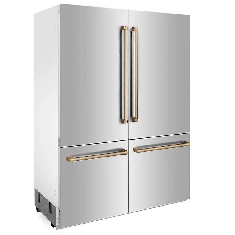 32.3 Cu. Ft. Autograph Edition Stainless Steel/Champagne Bronze 4-Door French Door Refrigerator