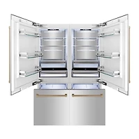 32.3 Cu. Ft. Autograph Edition Stainless Steel/Champagne Bronze 4-Door French Door Refrigerator