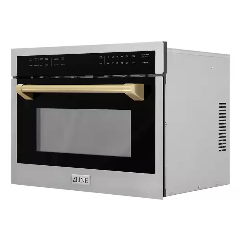 1.6 Cu. Ft. Autograph Edition Stainless Steel/Champagne Bronze Built-in Convection Microwave