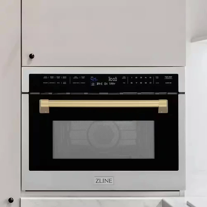 1.6 Cu. Ft. Autograph Edition Stainless Steel/Champagne Bronze Built-in Convection Microwave