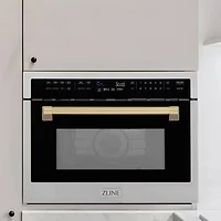 1.6 Cu. Ft. Autograph Edition Stainless Steel/Champagne Bronze Built-in Convection Microwave