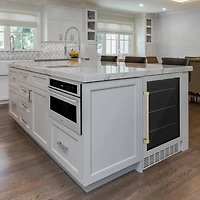 24 inch Monument Autograph Edition Stainless Steel/Champagne Bronze Beverage Cooler