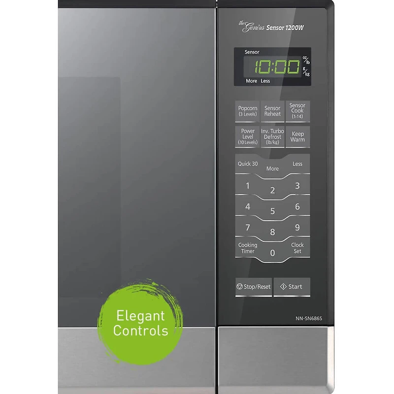 1.2 Cu. Ft. Stainless Steel Countertop Microwave