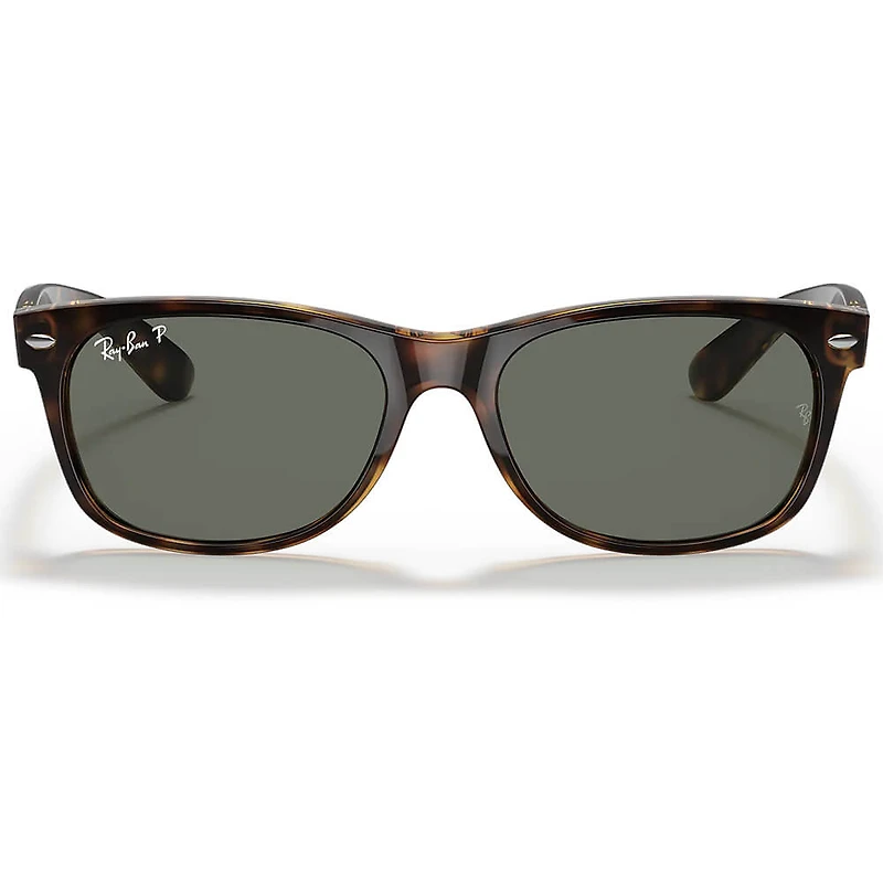 New Wayfarer Original Polished Tortoise Classic Green Crystal Polarized