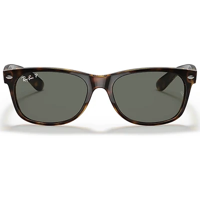 New Wayfarer Original Polished Tortoise Classic Green Crystal Polarized