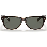 New Wayfarer Original Polished Tortoise Classic Green Crystal Polarized