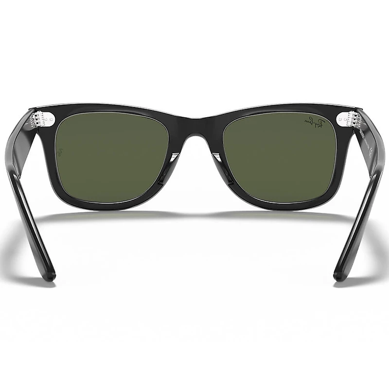 Wayfarer Original Polished Black G-15 Classic Green Crystal