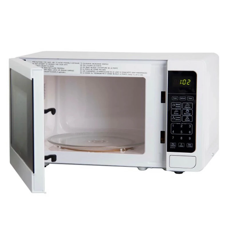 0.7 Cu. Ft. White Countertop Microwave