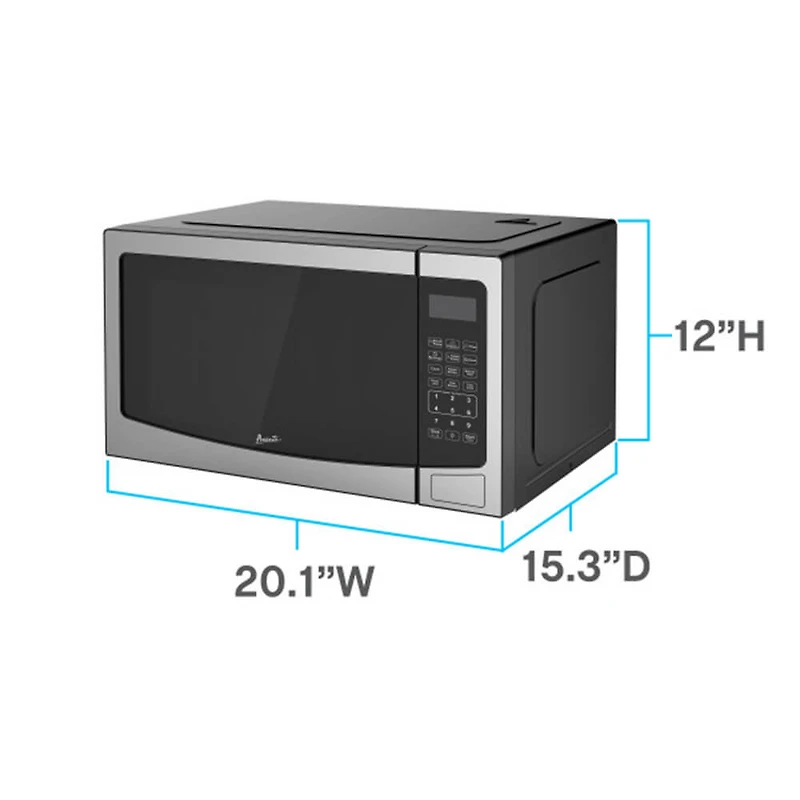 1.5 Cu. Ft. Stainless Steel Countertop Microwave