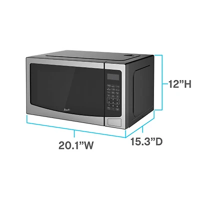 1.5 Cu. Ft. Stainless Steel Countertop Microwave