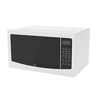 1.1 Cu. Ft. White Countertop Microwave