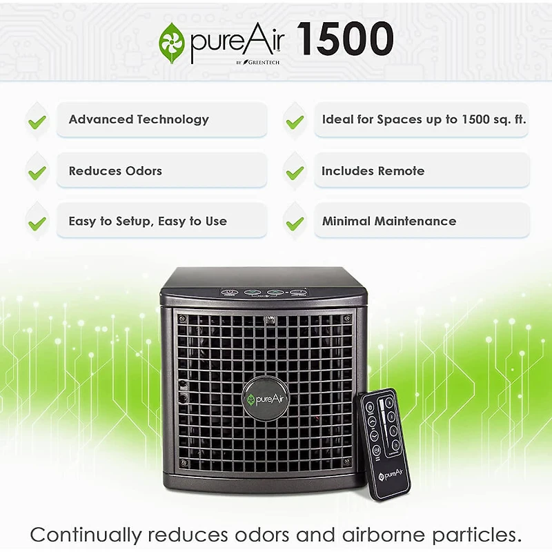 PureAir 1500 Activated Oxygen Air Purifier - OPEN BOX