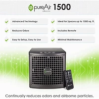 PureAir 1500 Activated Oxygen Air Purifier - OPEN BOX