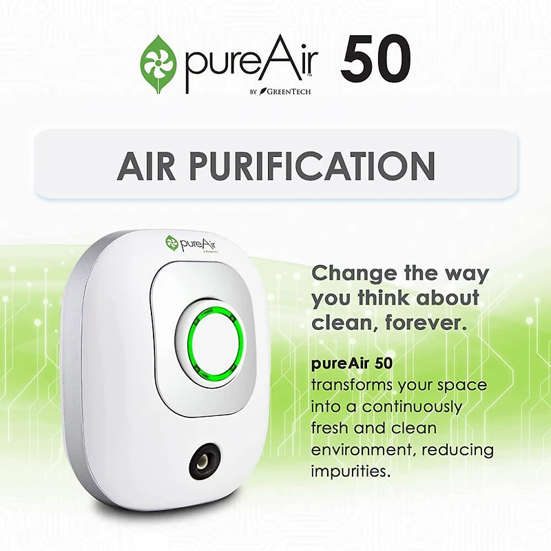 PureAir 50 Activated Oxygen Room Air Purifier - OPEN BOX