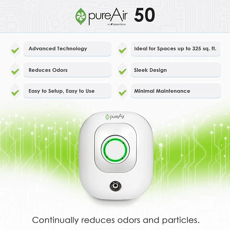 PureAir 50 Activated Oxygen Room Air Purifier - OPEN BOX