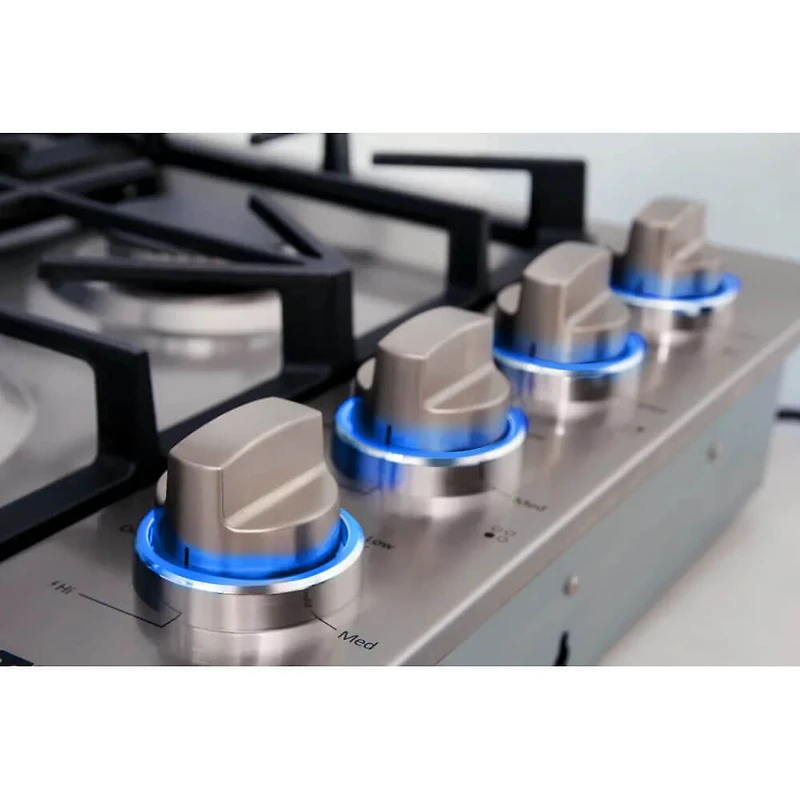 30 inch Stainless 4 Burner Gas Cooktop