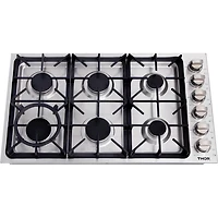 36 inch Stainless 6 Burner Gas Cooktop