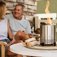 Mesa Stainless Steel Tabletop Fire Pit