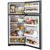 17.5 Cu. Ft. Stainless Steel Top Freezer Refrigerator