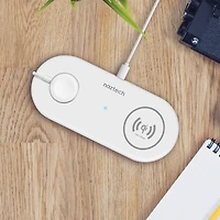 Power Pad Duo Qi Wireless Fast Charger - White - OPEN BOX