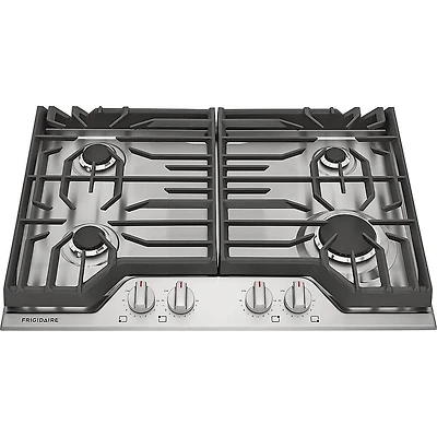 30 inch Stainless 4 Burner Gas Cooktop