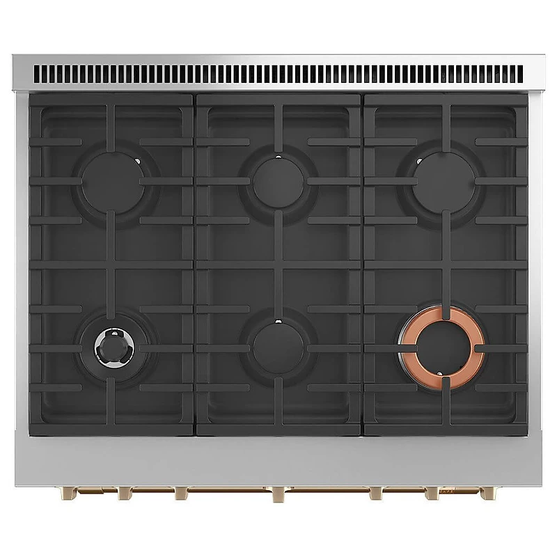 6.2 Cu. Ft. Matte White Freestanding Gas Range