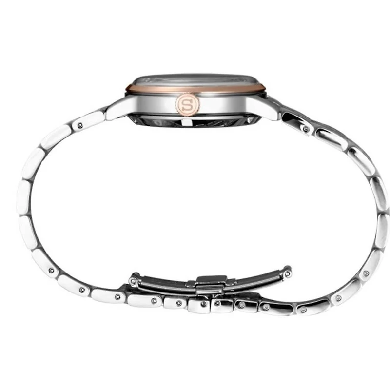 Presage Automatic - Rose Gold/Stainless w/ Date Calendar - 33.8mm