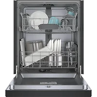 50 dBA 100 Series Black Front Control Smart Built-In Hybrid Dishwasher - OPEN BOX
