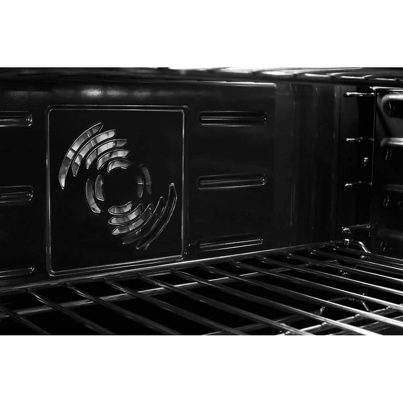 6.2 Cu. Ft. Stainless Steel Slide-In Dual Fuel Range
