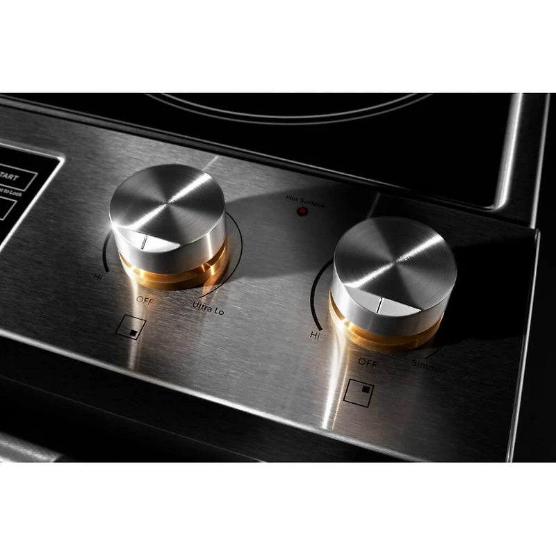 6.2 Cu. Ft. Stainless Steel Slide-In Dual Fuel Range